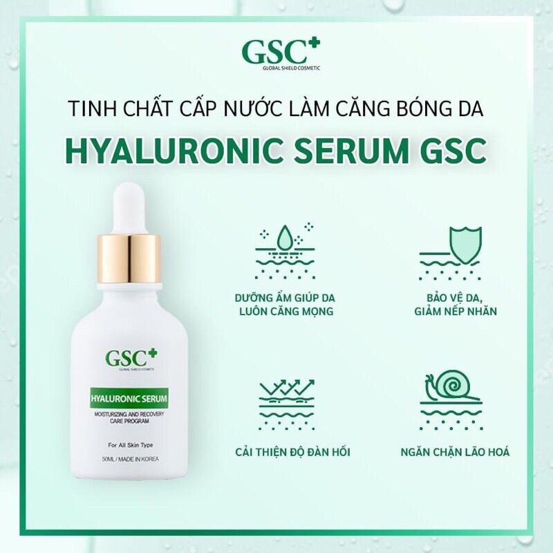 Tinh chất dưỡng ẩm, căng bóng da GSC 50ml