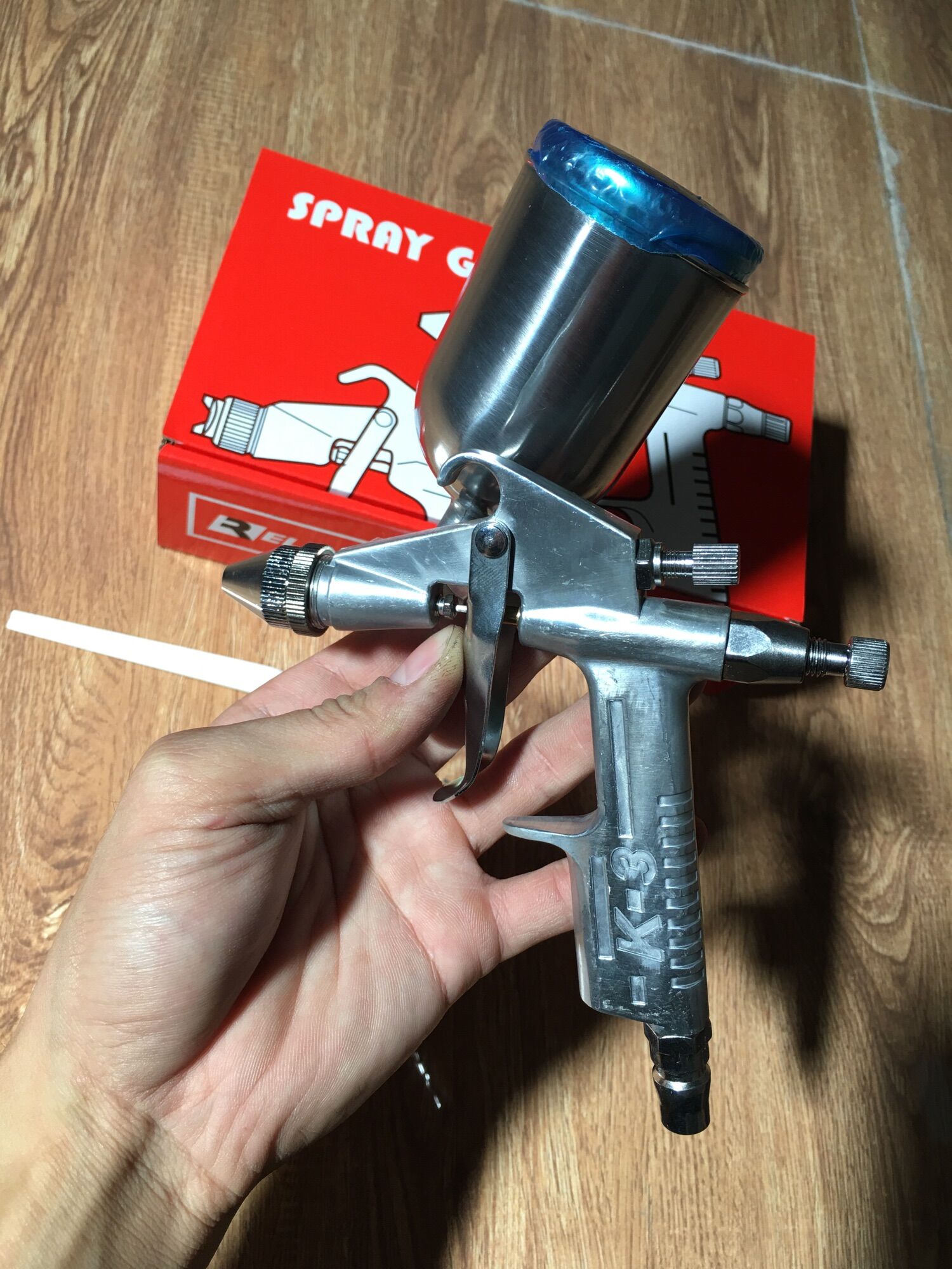 Phun sơn chi tiết K3 ( béc 0.6mm )