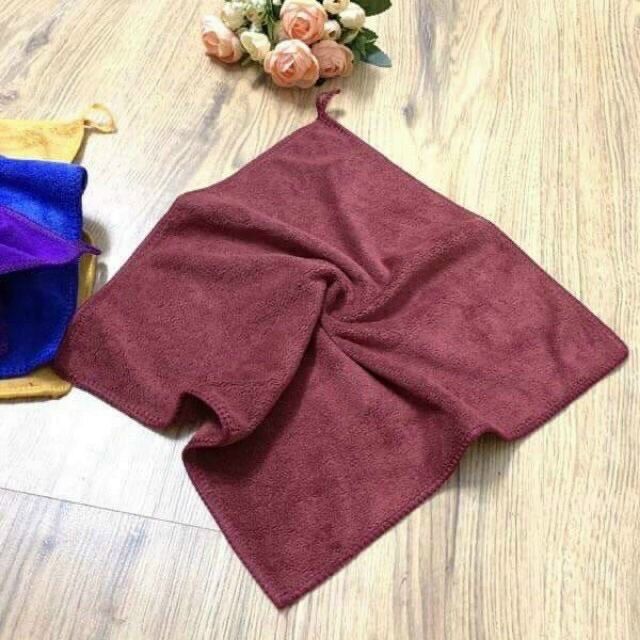 Set 10 Khăn Lau Kính , Khăn Nail , Khăn Lau , Khăn Nhà Bếp Có Móc Treo Tiện Dụng , Mềm Mịn, Siêu Thấm Hút, Không Đổ Bông , Dễ Dàng Làm Sạch Giá 30,000 Đồng*Miễn phí vận chuyển