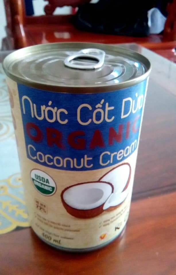 Nước cốt dừa Organic 400ml