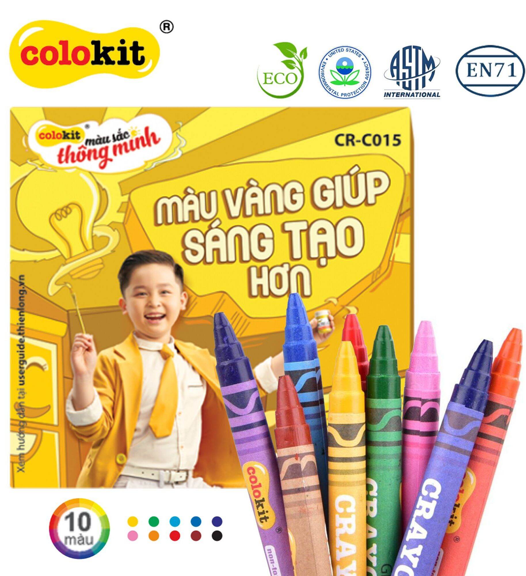 Sáp màu Colokit CR-C015 Thiên Long