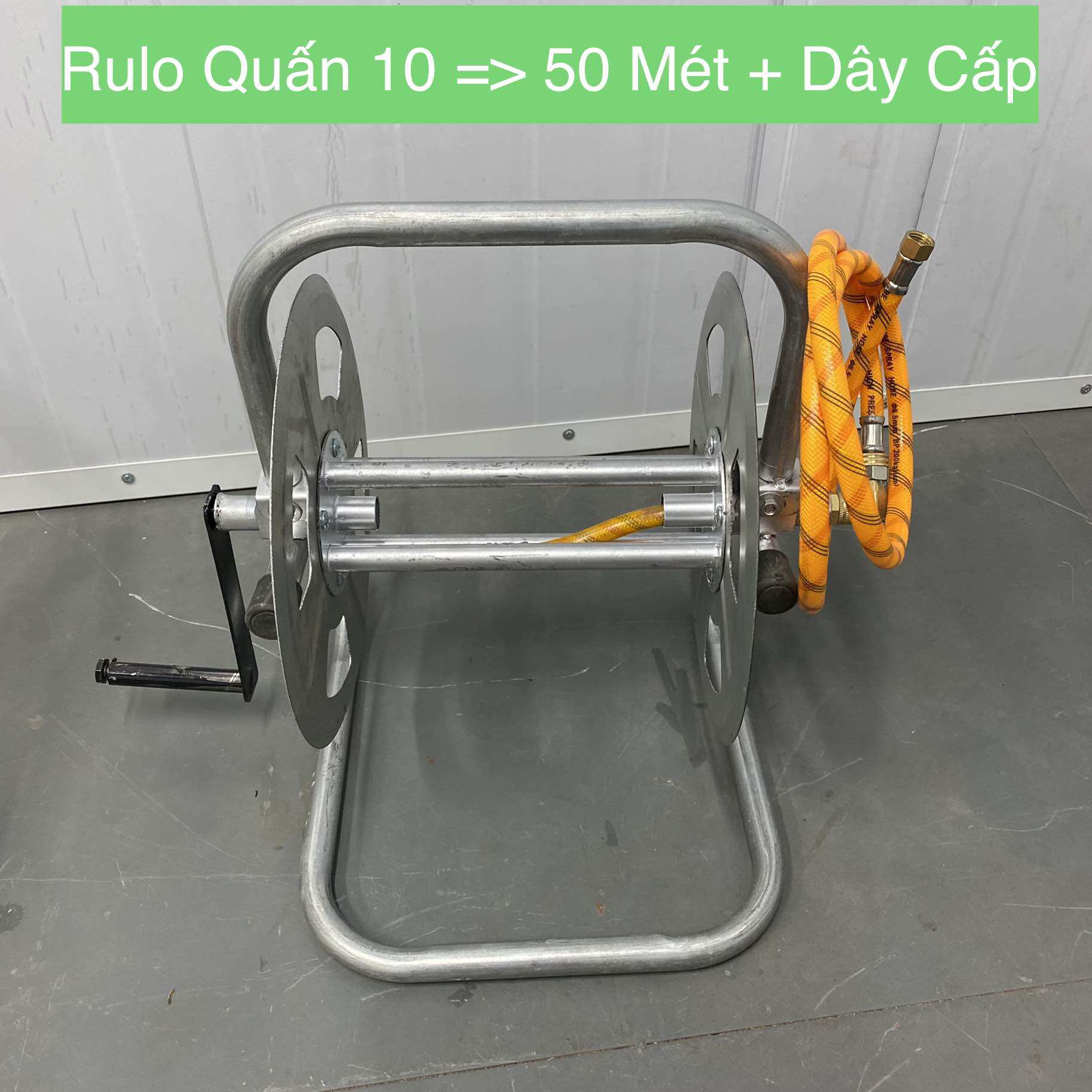 Ru Lô quấn dây máy rửa xe, quấn dây phun thuốc , Rulo quấn dây full bộ h