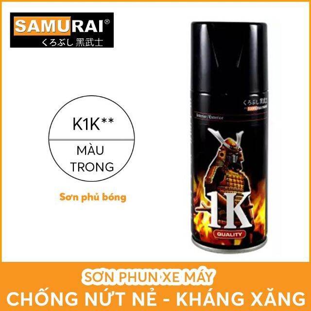 Sơn samurai sơn bóng 1k - mã k1k**