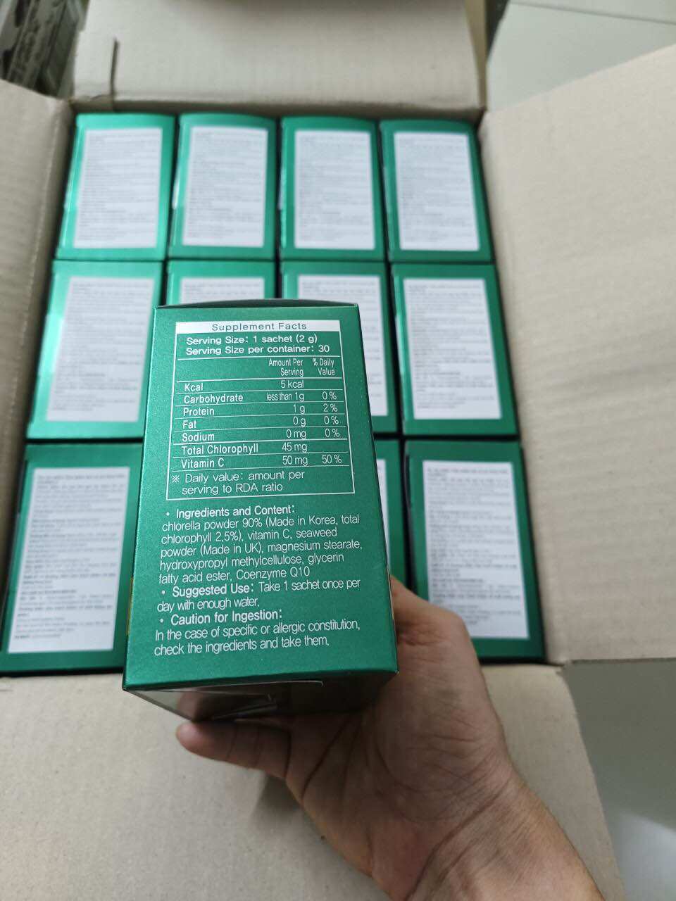 TẢO Lục CHLORELLA vital