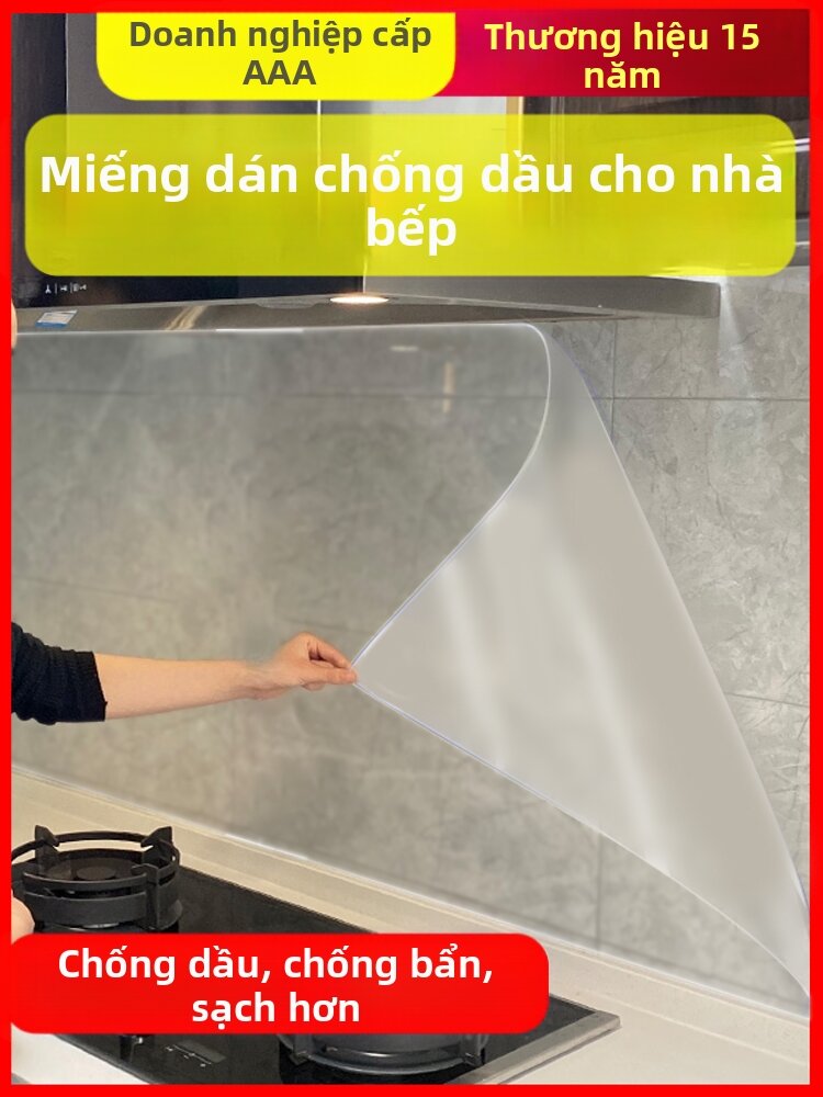 REVGUEN | Phim Dán Bếp Chống Dầu Nước, Chống Ẩm, Chống Lửa, Chịu Nhiệt