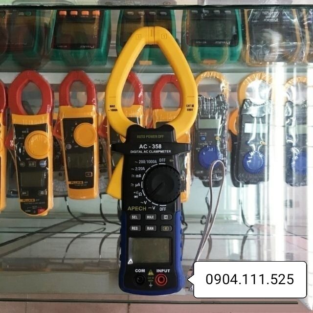[Hcm]Ampere Clamp Meter for Measuring Ac Current Apech Ac-358 (1000A)