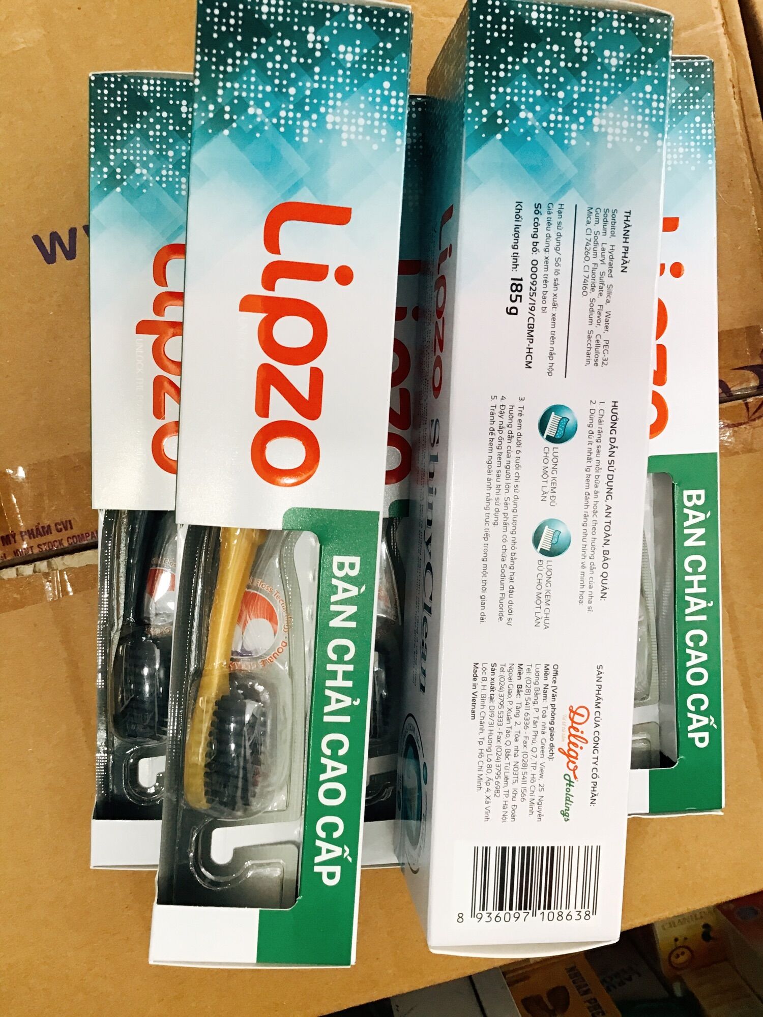Kem đánh răng Lipzo Shiny clean