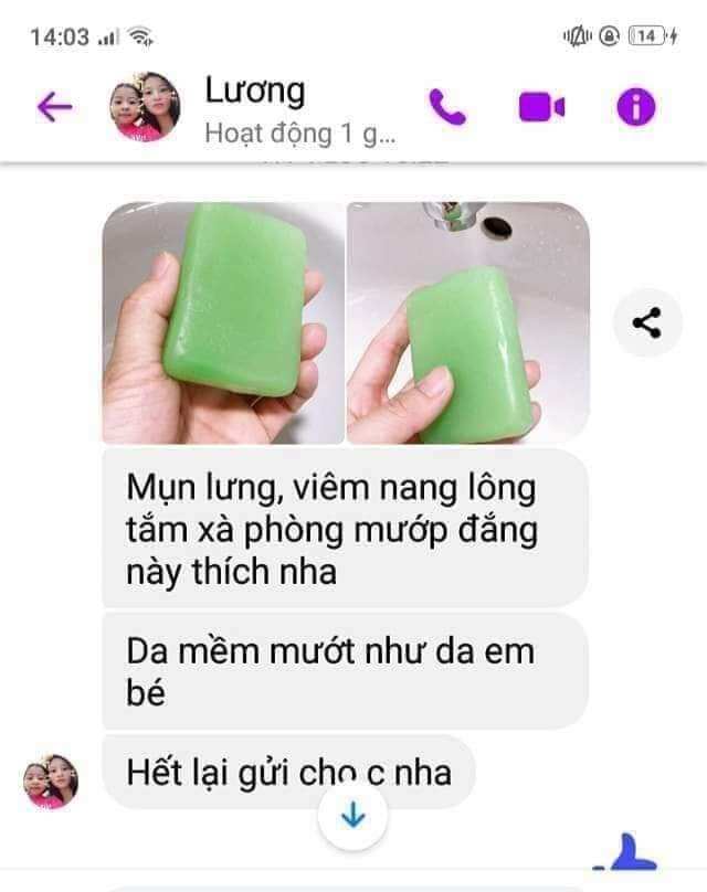 xà bông mướp đắng
