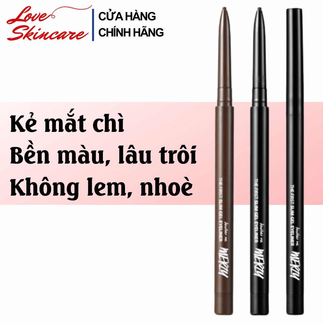Chì kẻ mắt siêu mảnh chống trôi siêu bền siêu lỳ merzy the f
