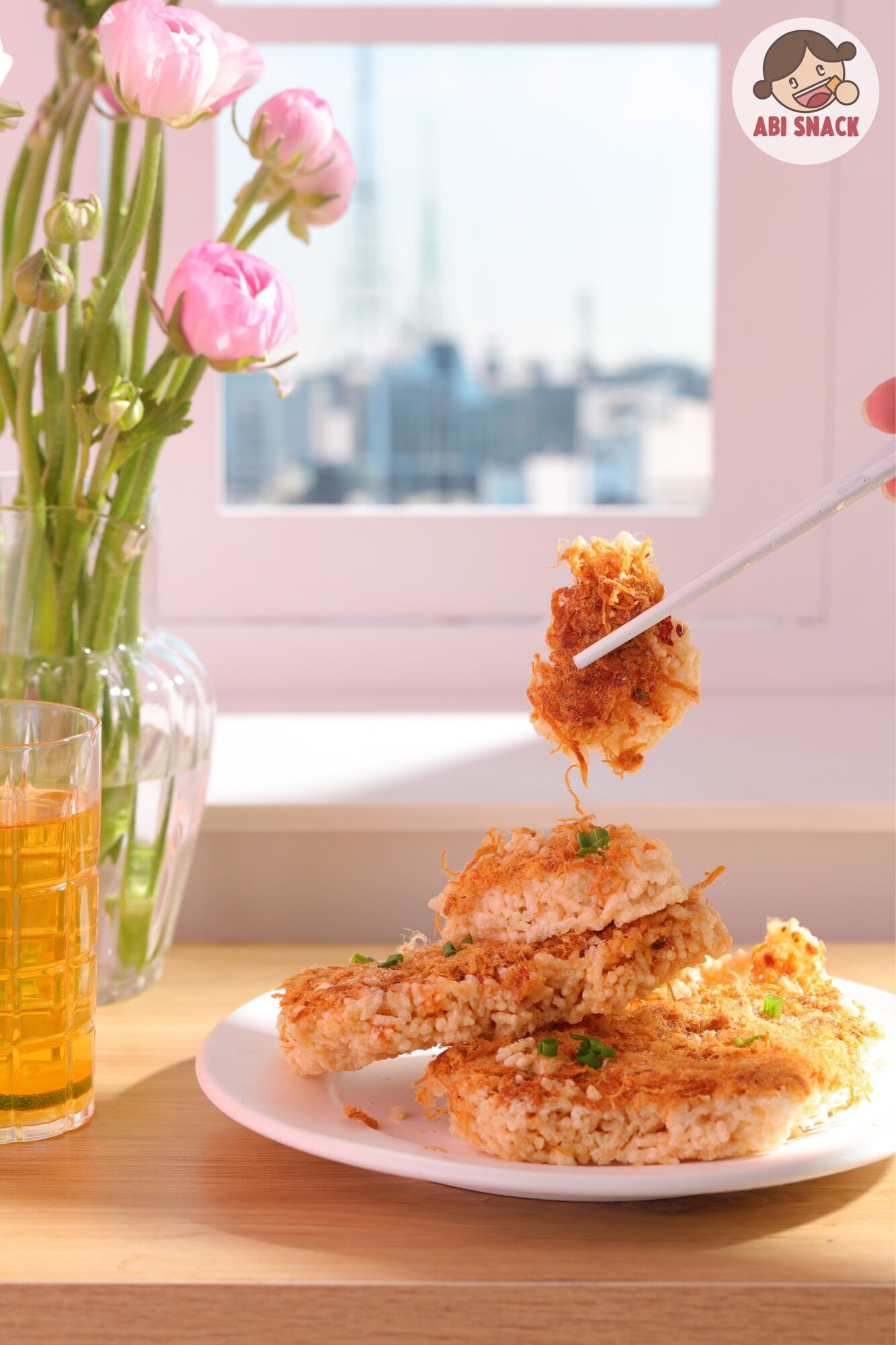 Cơm cháy chà bông Abi siêu nhiều topping