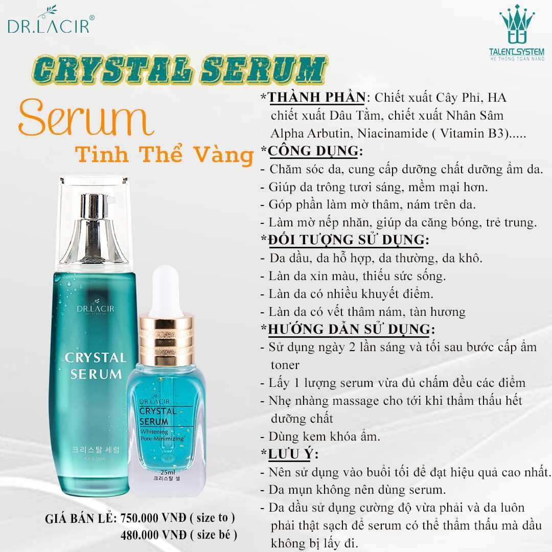 Serum Tinh thể vàng