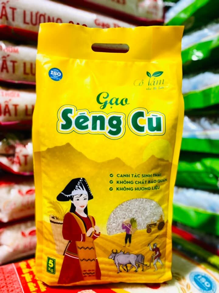 Gạo Séng Cù hạt dài Cô Tấm túi 5kg