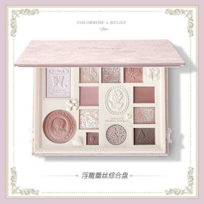 [COLORROSE] Bảng phấn trang điểm mắt màu sáng lấp lánh