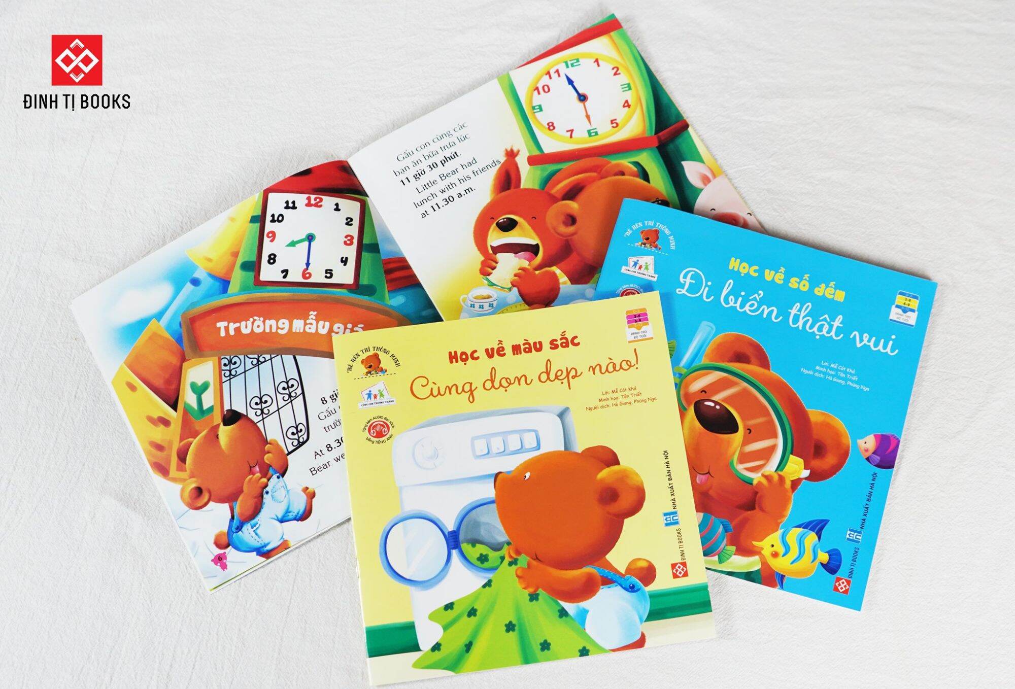 SÁCH - Combo 6 cuốn bé rèn trí thông minh
