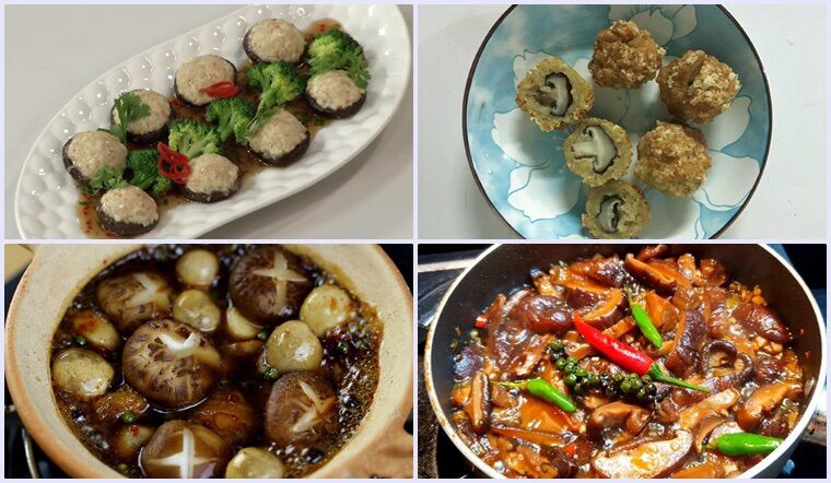 Nấm hương khô ( nấm đông cô khô)- túi 100g