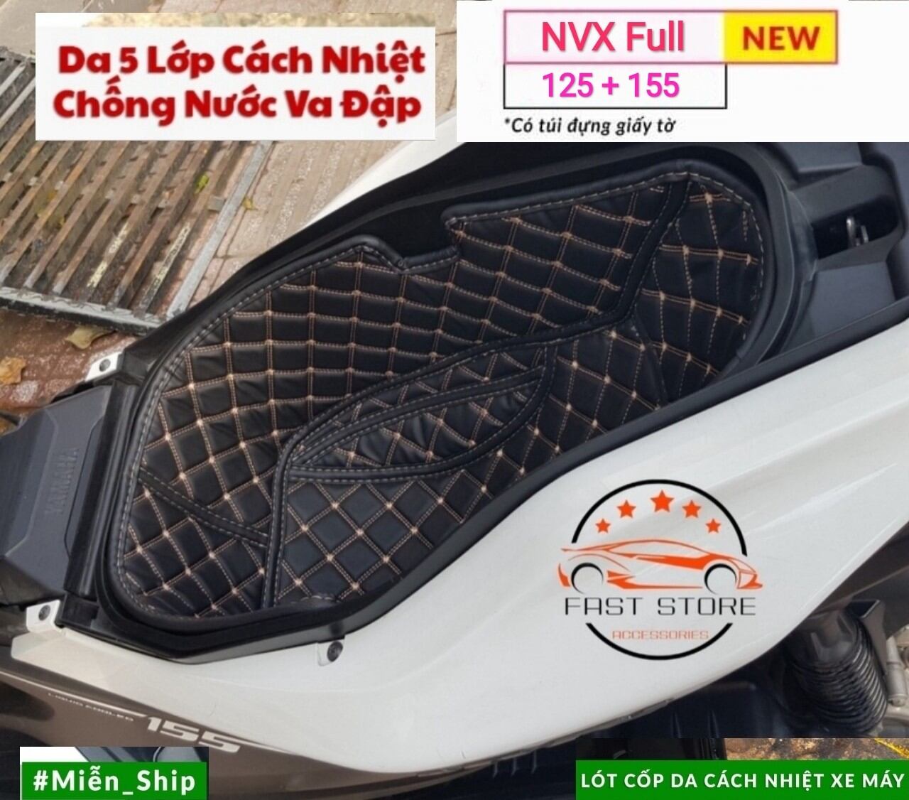 Đệm lót cốp cách nhiệt xe nvx 125 - 155