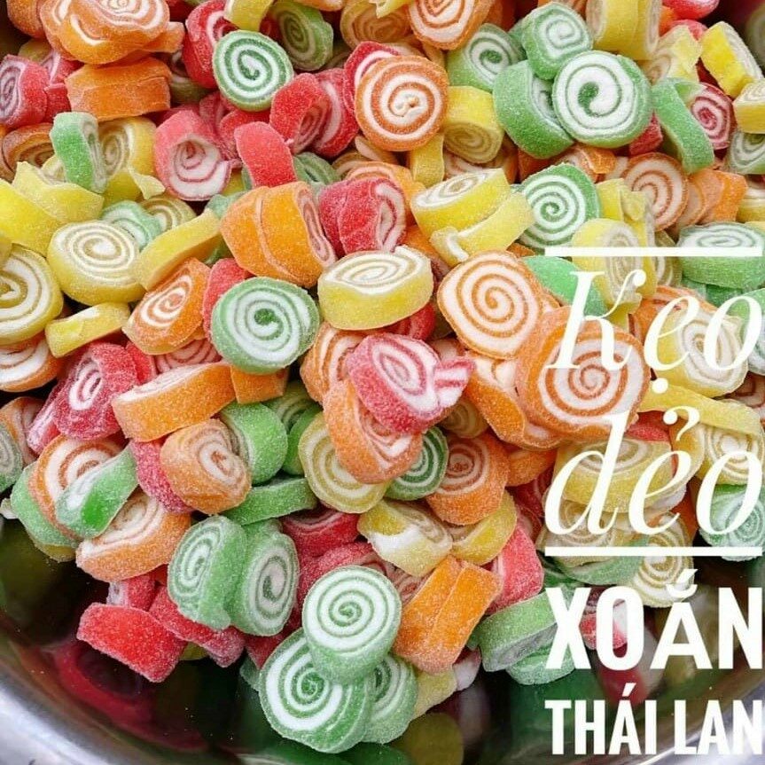 Kẹo Dẻo Trái Cây Xoắn - ăn vặt - Tết TT MART
