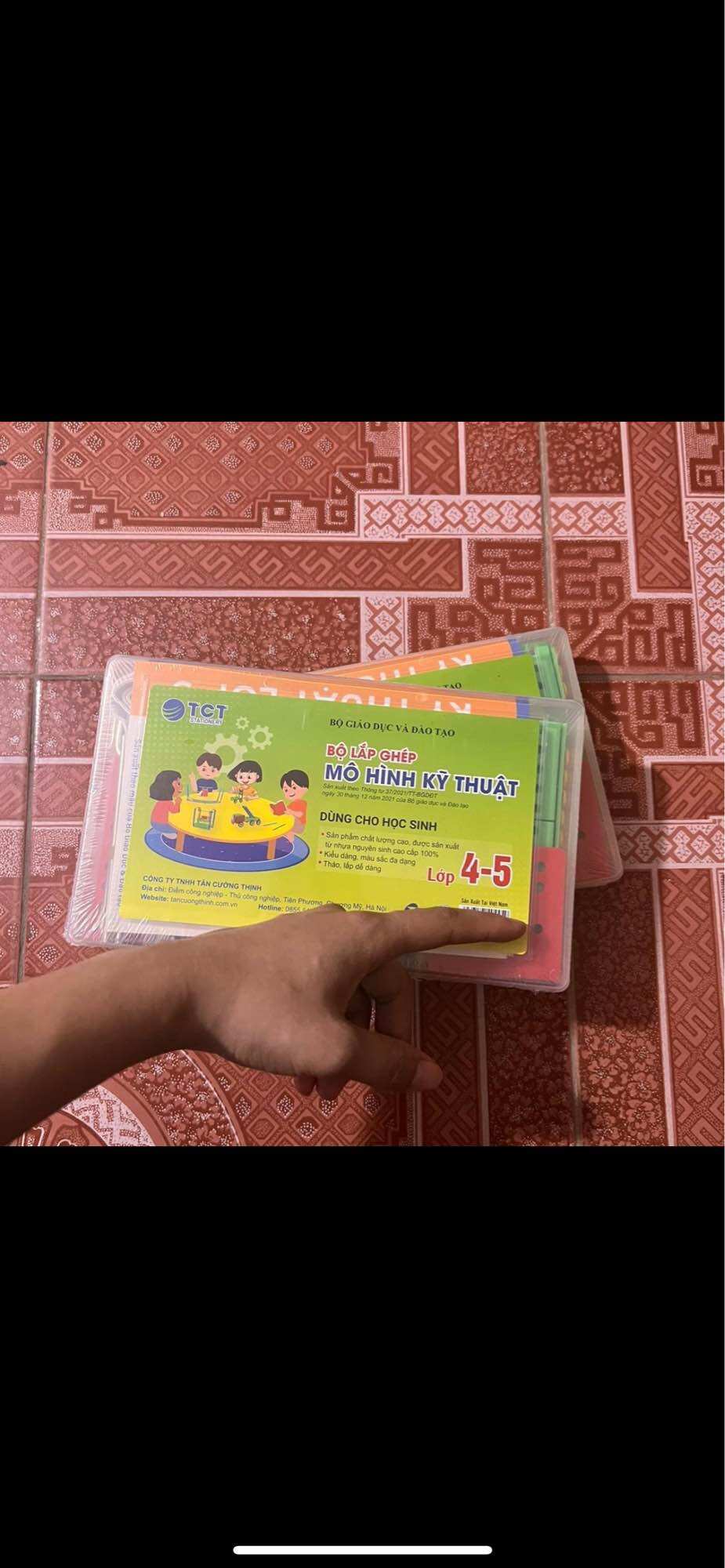 Bộ lắp ɡhép mô hình kĩ thuật lớp 4+5