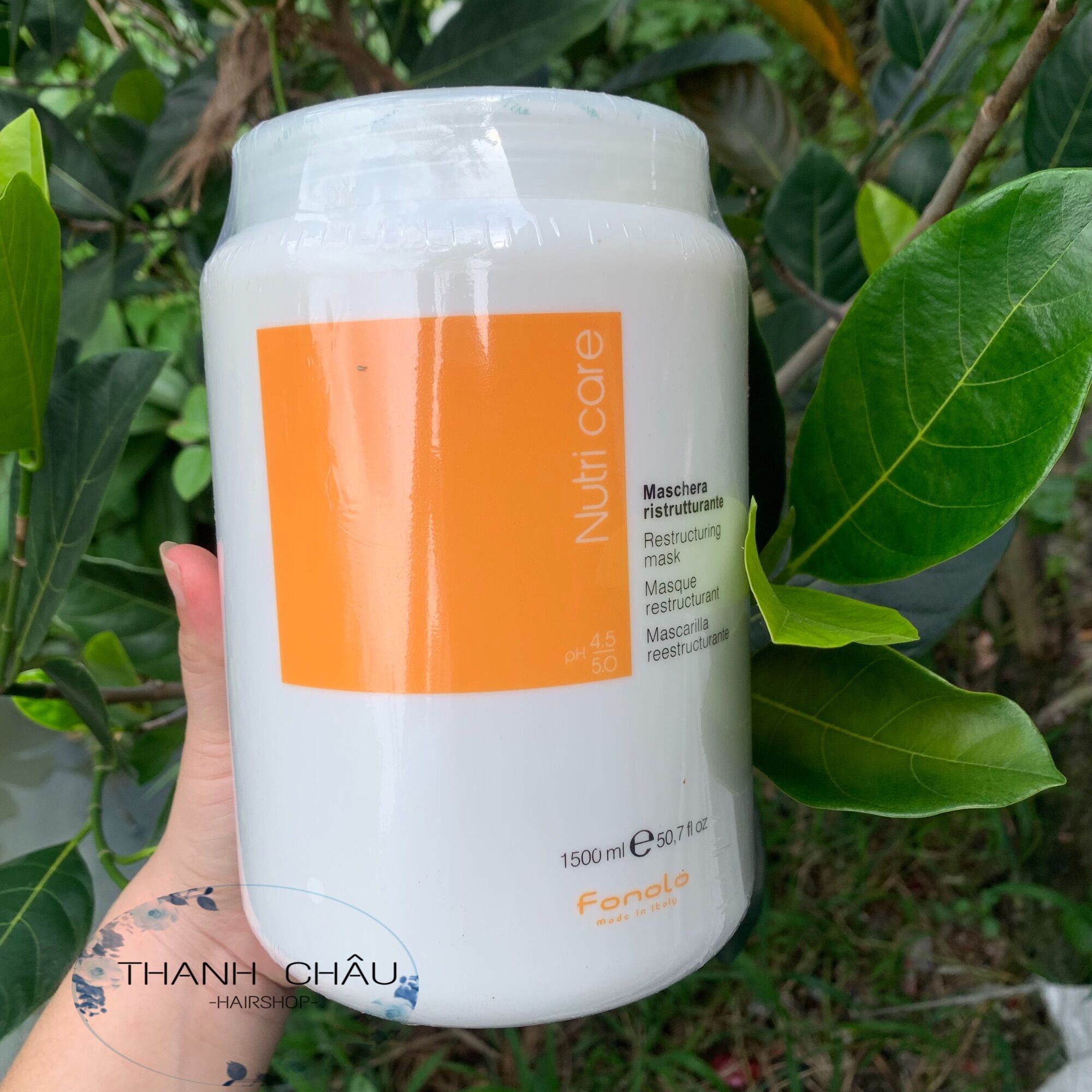 Ủ tóc hấp dầu Fanola Nutricare 1500ml mẫu mới