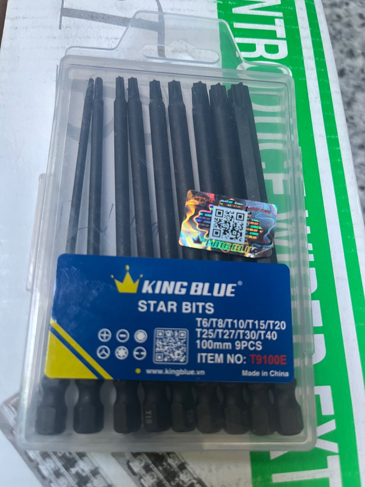 (Hàng Xịn) Bộ lục giác hoa thị KINGBLUE 9pcs