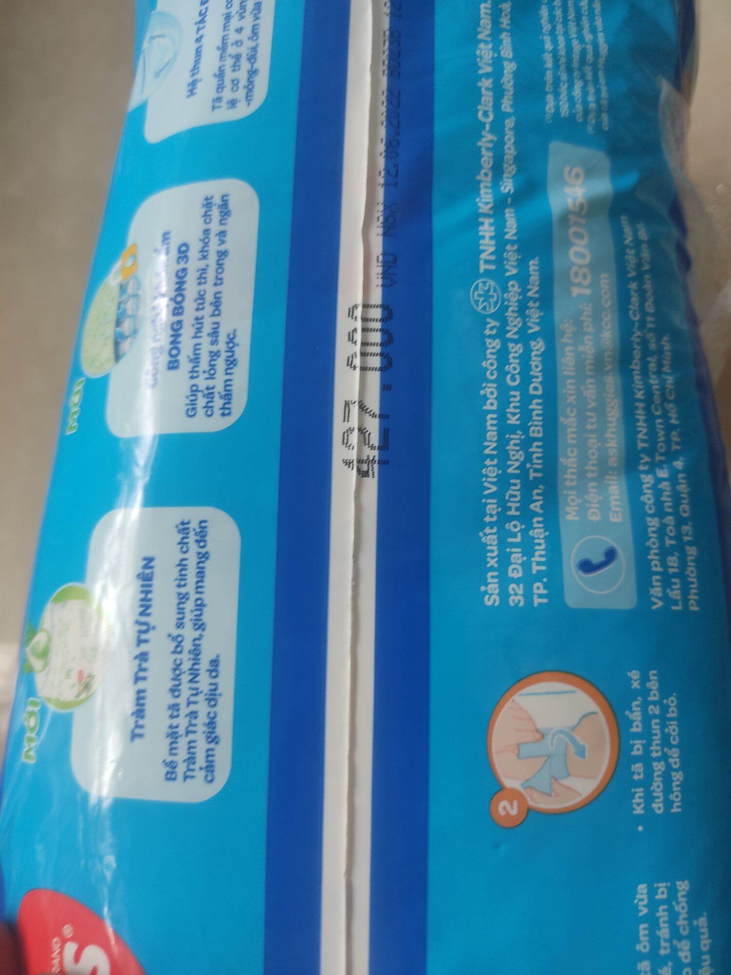 ( Tặng 8 Miếng ) Tã Quần Huggies Dry Size L - 68 Miếng