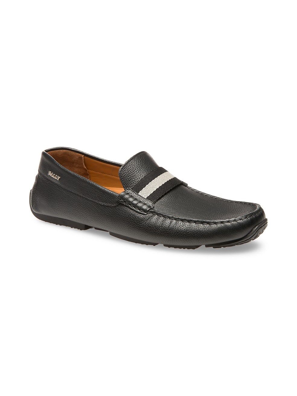 Giầy Bally Pearce Pebbled Leather Driving Loafers