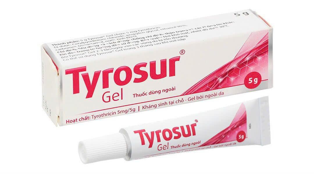 Tuýp thoa da gel Tyrosur nhập khẩu từ Đức