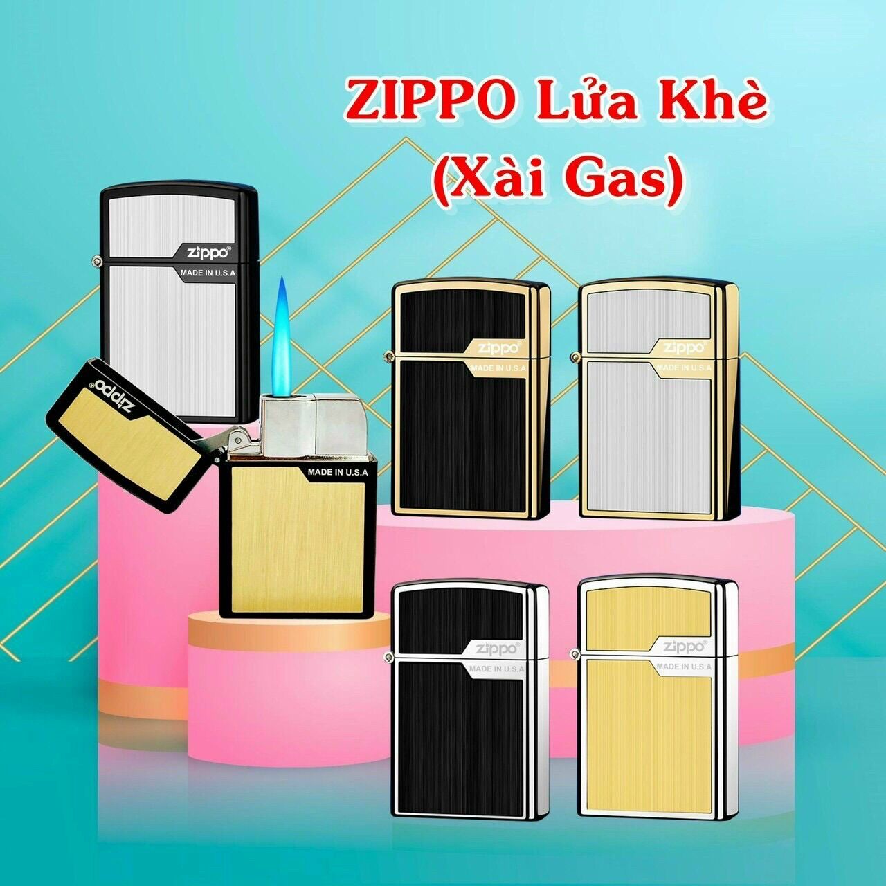 /-flag /-li MẪU MỚI VỀ /-li /-flag  🔥Bật Lửa ZIPPO Lửa Khè - (Xài Gas)🔥