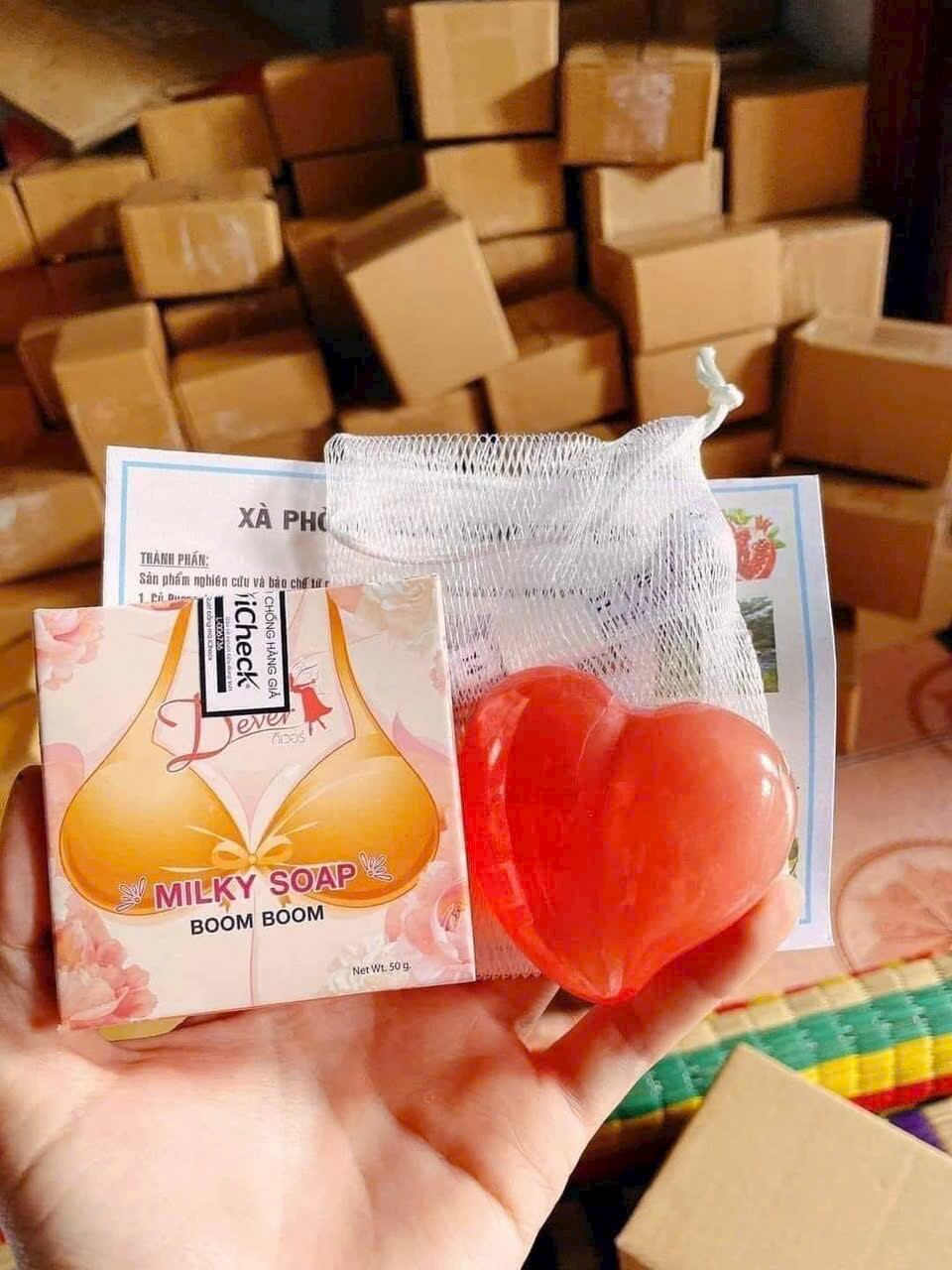 Xà phòng Milky soap tăng vòng 1 xà phòng nở ngực Thái Lan