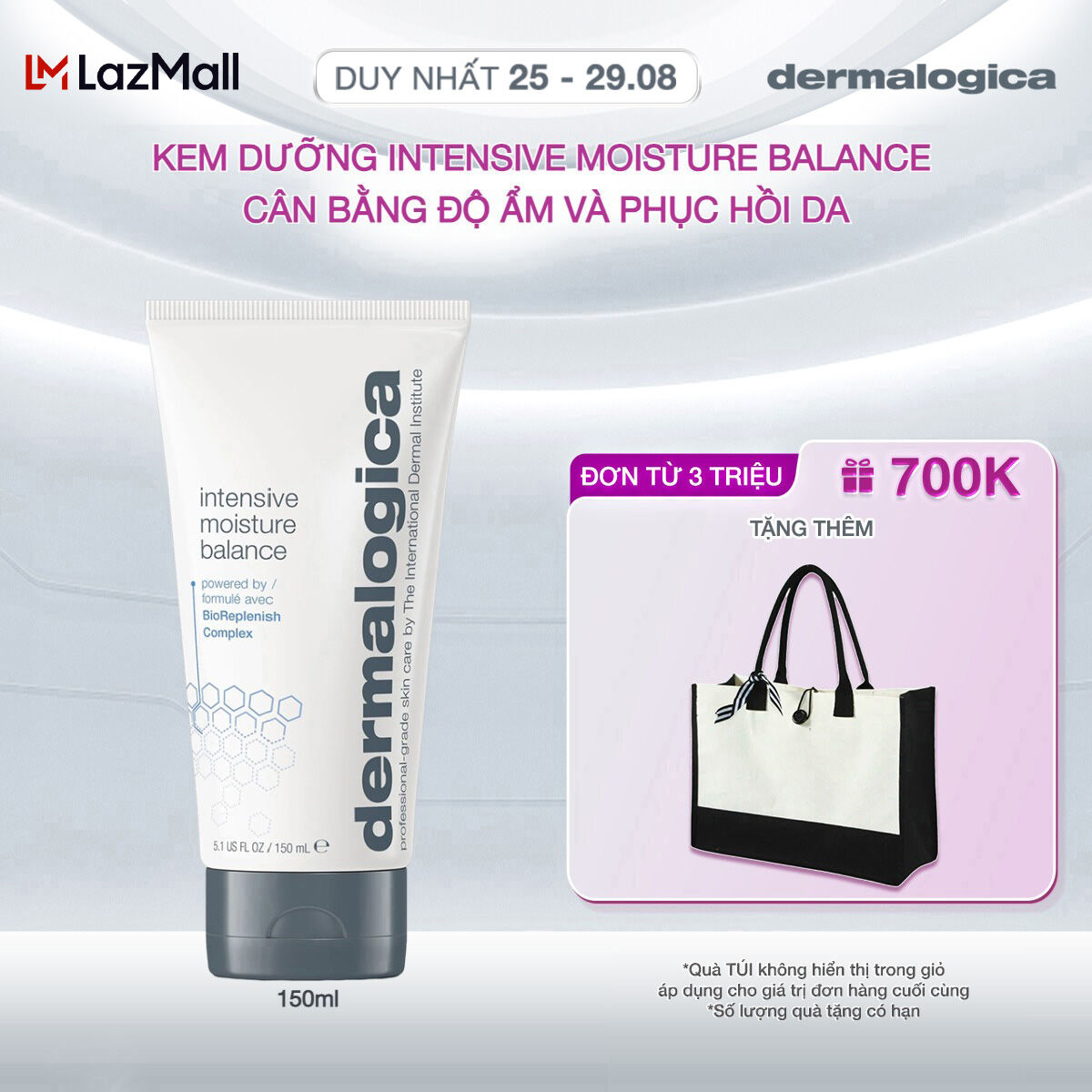 Kem dưỡng giúp cân bằng độ ẩm và phục hồi da Dermalogica Intensive Moisture Balance 150ml