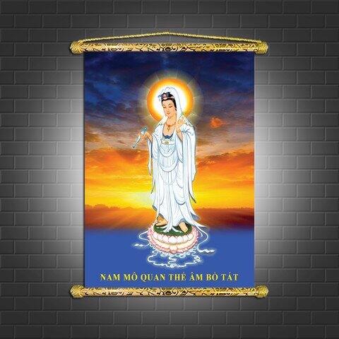 Tranh Phật Giáo - Quan Âm Bồ Tát