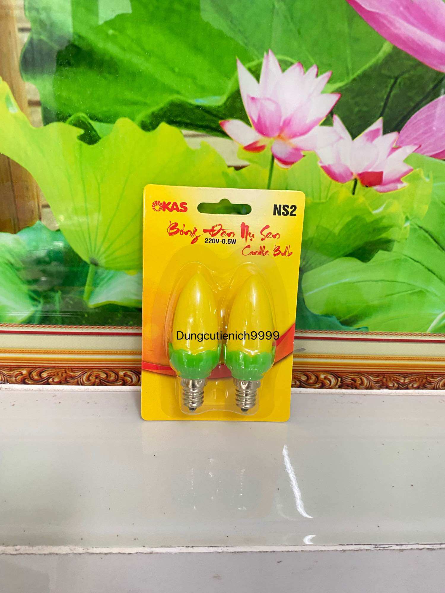 Bóng đèn cà na LED nụ sen OKAS NS 4 màu