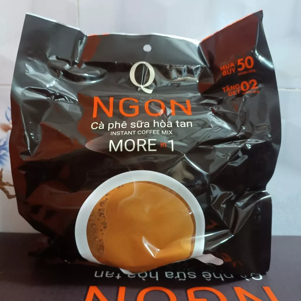 CÀ PHÊ SỮA NGON TRẦN QUANG BỊCH lớn 60 GÓI