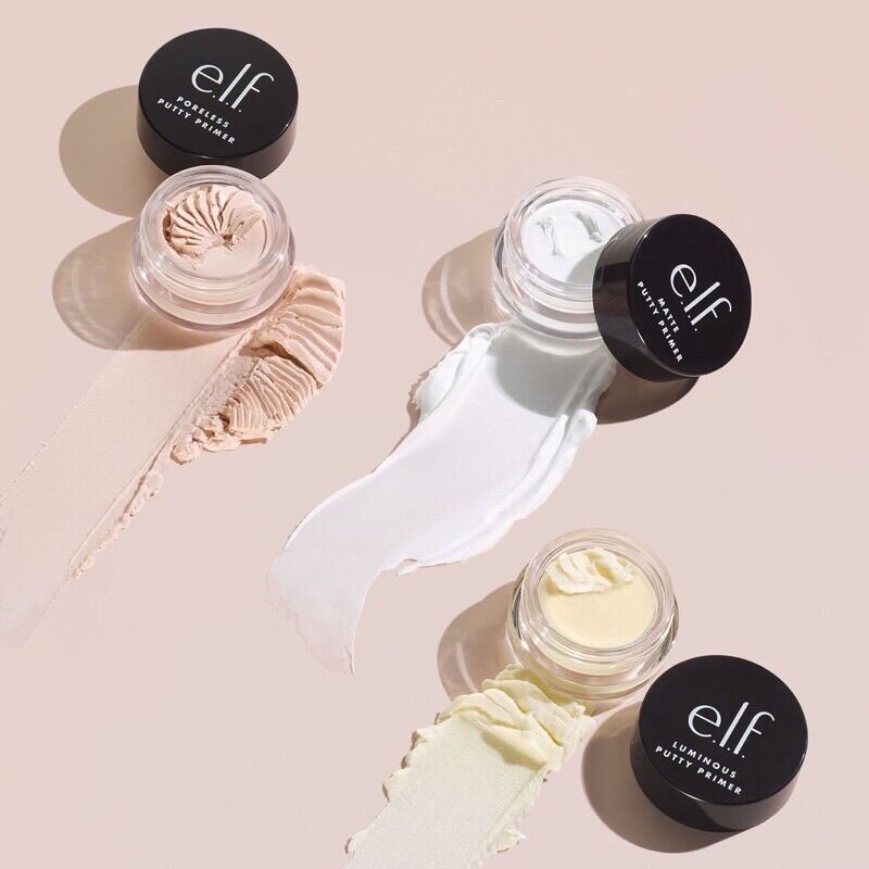 Set minisize kem lót trang điểm ELF Putty Primer Trio