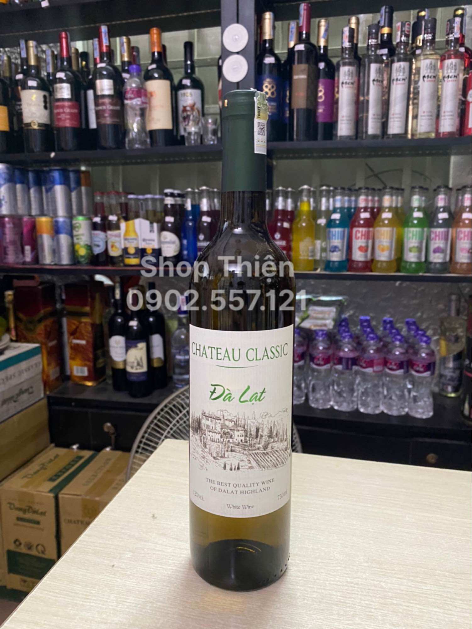 Vang Đà Lạt Trắng CHATEAU CLASSIC 12% 750ml