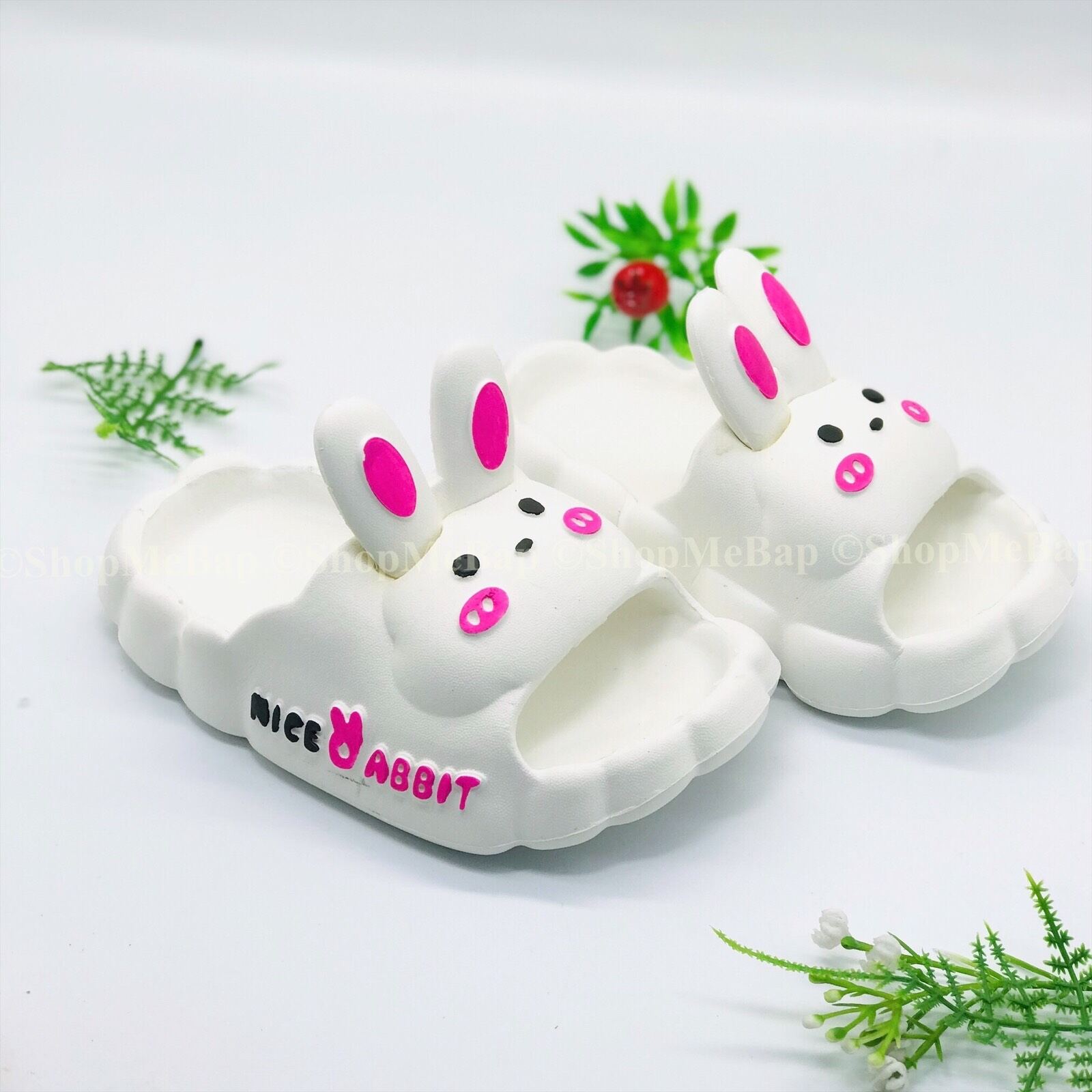 Dép lê tai thỏ cực dễ thương cho bé gái