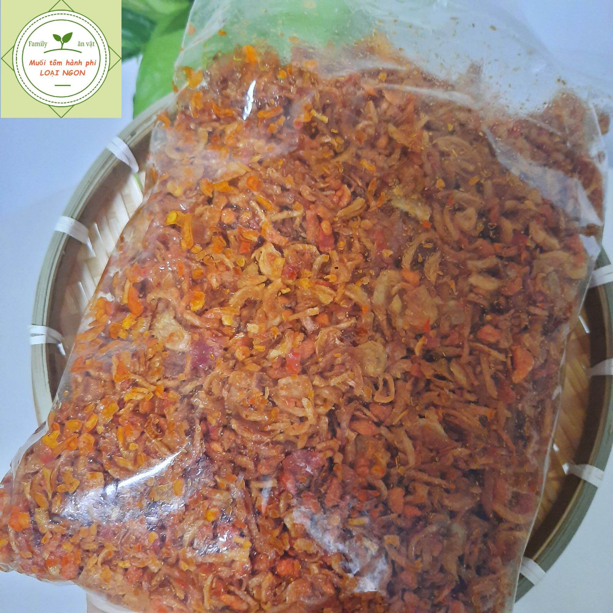 Muối Tôm Hành Phi (ĐẶC BIỆT) - Loại Ngon không bột - Hũ 200gr