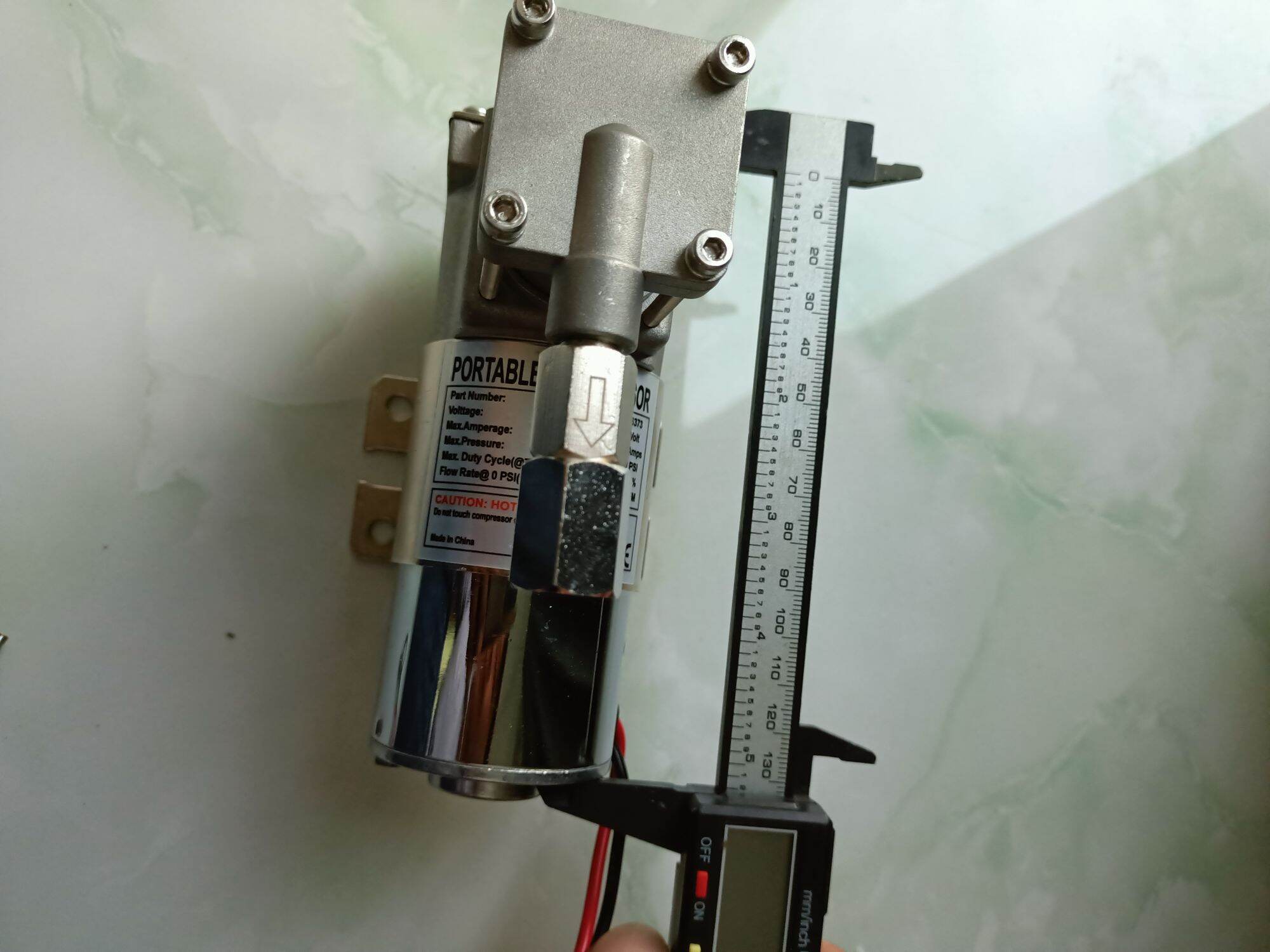 máy nén khí 12v mini áp max 130 psi