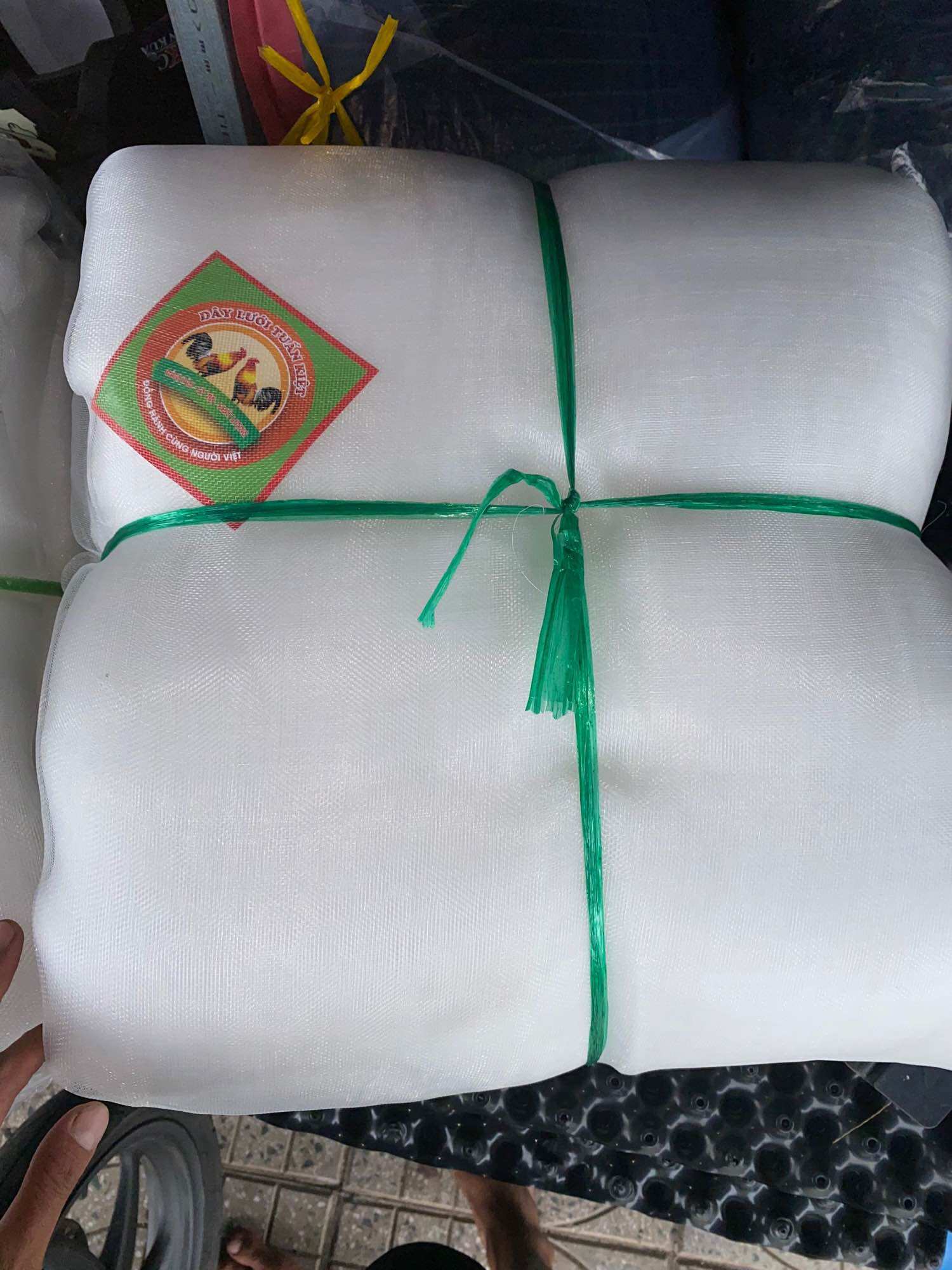 Lưới cước trắng, lưới cước phơi lúa, lưới làm túi Mít, lưới chắn côn trùng...(Giá 1m tới)