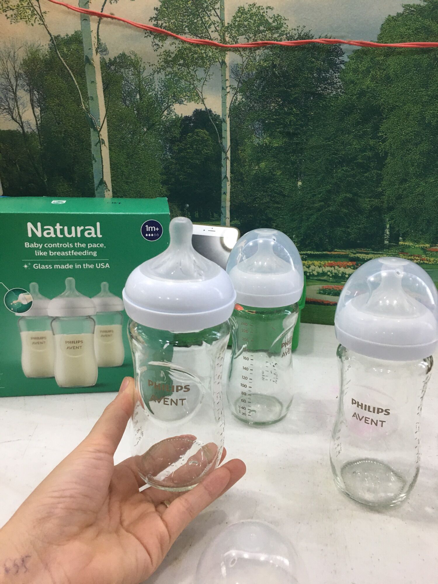 Bình sữa avent thủy tinh [chính hãng ]