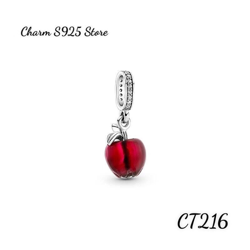 Charm pan ale treo quả táo bạc s925 thuần khiết hàng cao cấp