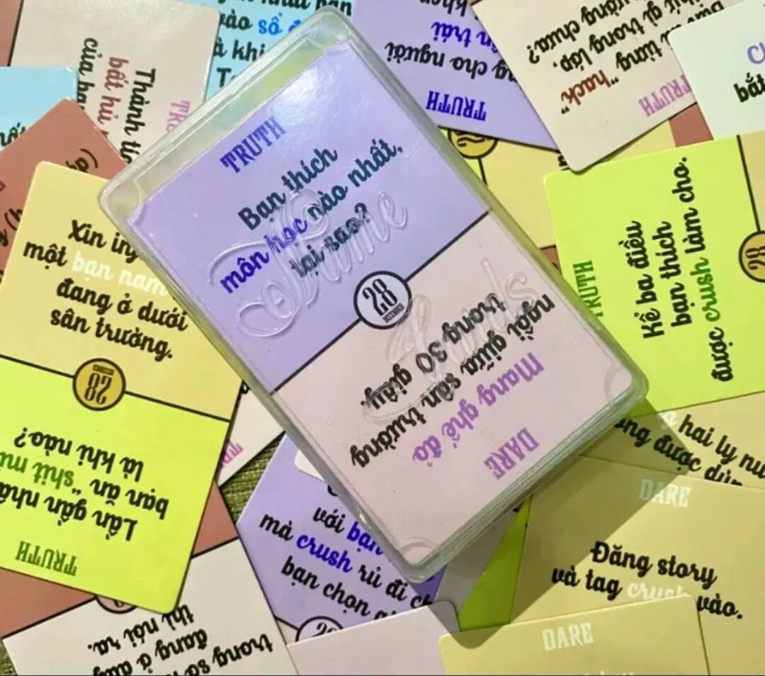 Bộ bài truth or dare - thách hay thật vui nhộn