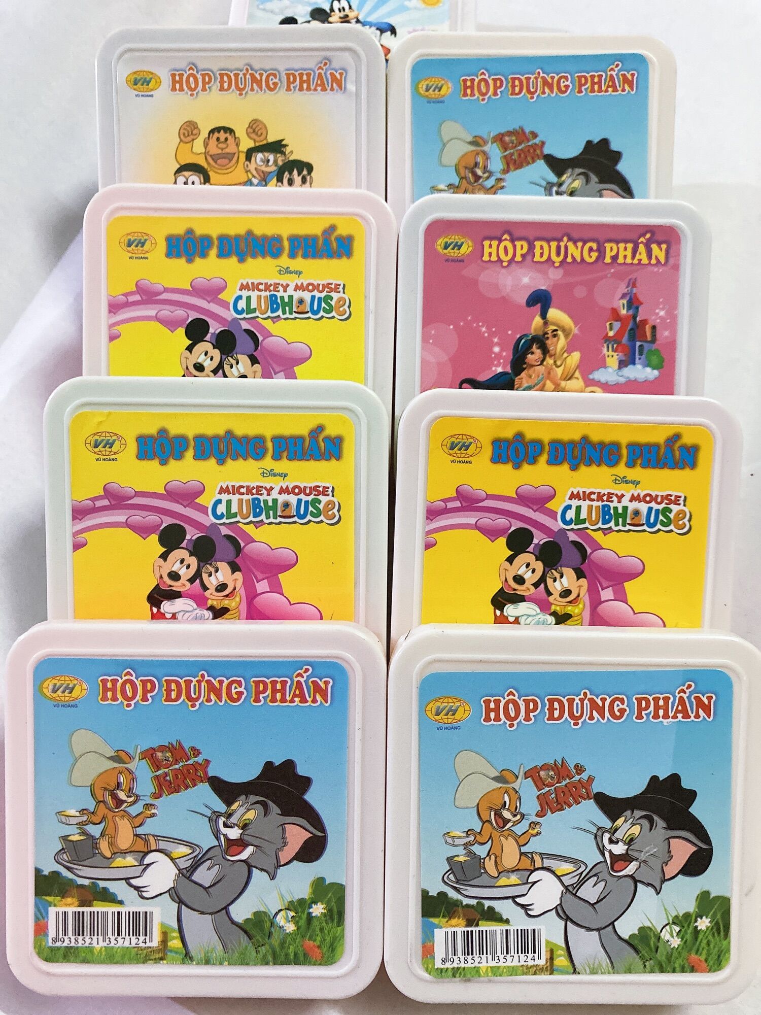 Hộp đựng phấn + bông lau bảng dành cho học sinh