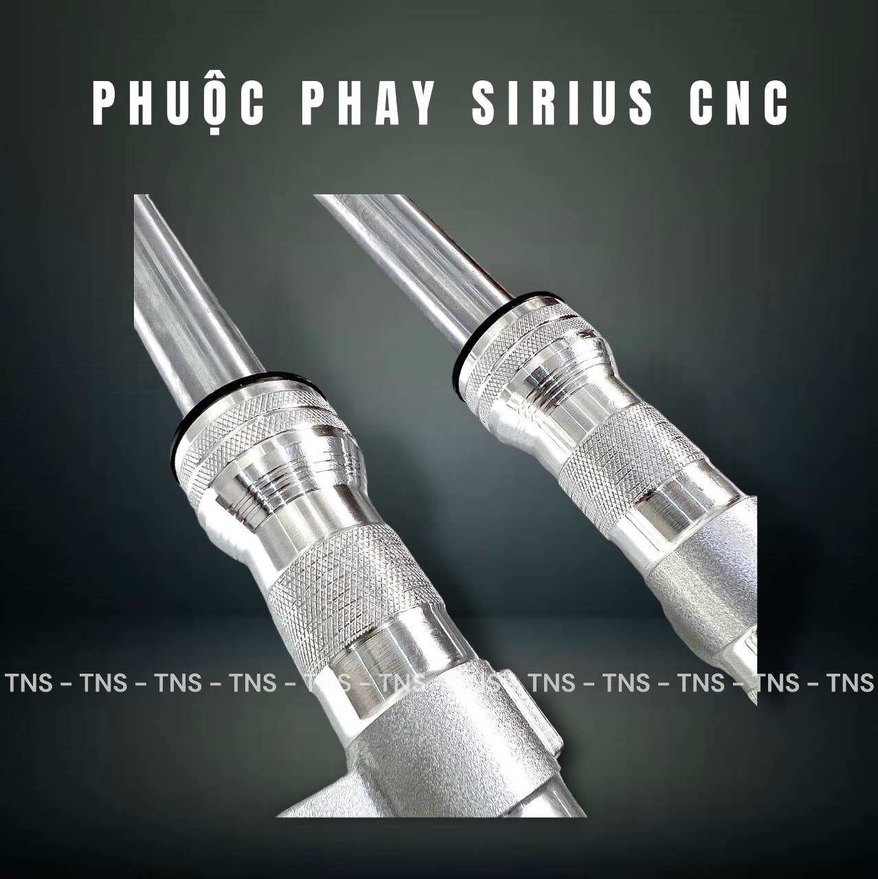 Phuộc phay sirius - Phuộc trước sirius 50/110 phay thái (Cắt ty sẳn)