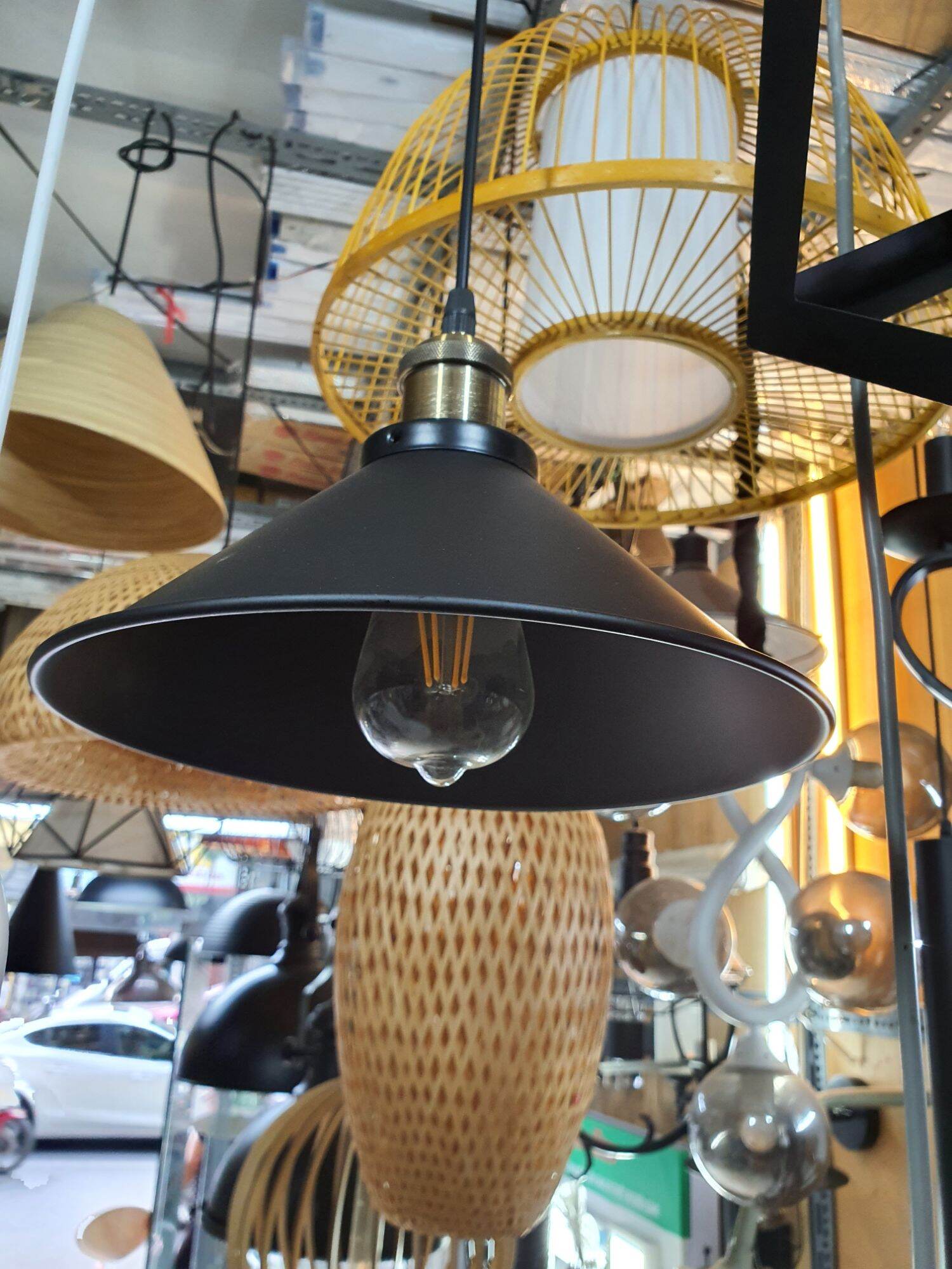 Đèn gắn tường, đèn thả trần d22cm