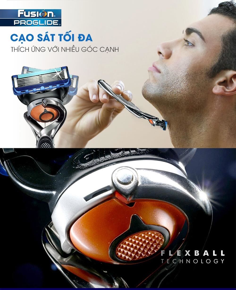 Bộ Dao Cạo Nam GILLETTE Fusion Prolige