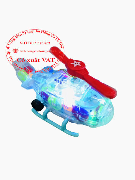 Đồ chơi lồng đèn trung thu điện tử máy bay trực thăng trong