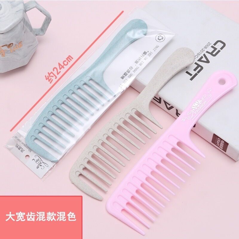 Lược chải tóc thưa siêu to bản to khổng lồ