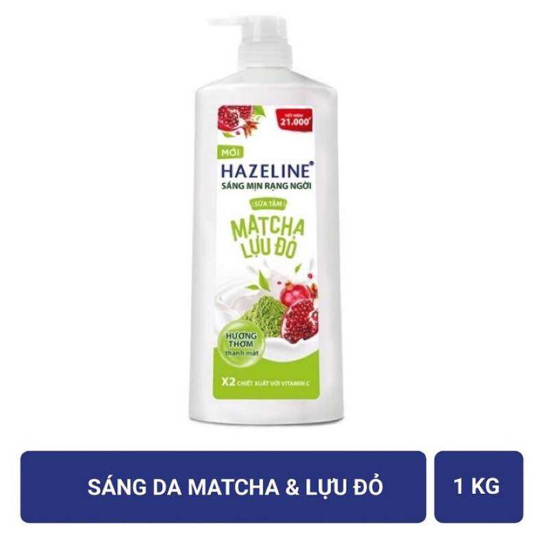 Sữa tắm dưỡng sáng mịn da Hazeline 1kg