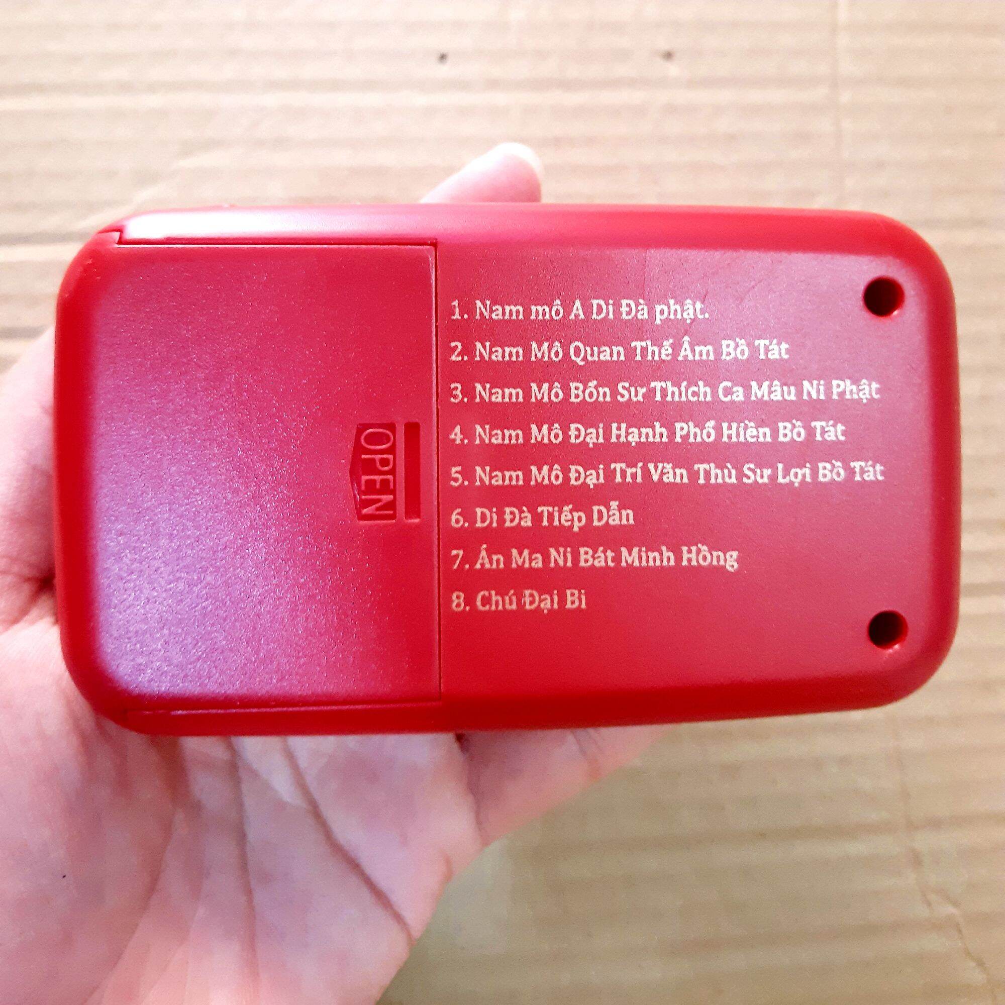 Máy Niệm Phật 8 Bài Hình Hoa Sen